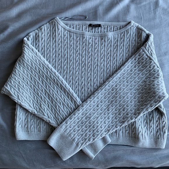 Dynamite Sweater Crop Top - Picture 2 of 5